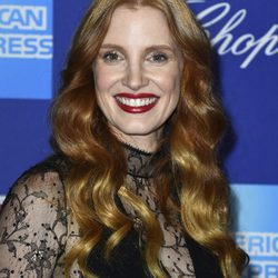 Jessica Chastain en el Festival de cine Palm Springs con un labial rouge