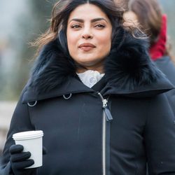 Priyanka Chopra ocultando el frío de Nueva York con maquillaje en el rodaje de 'Quantico'