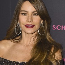 Sofia Vergara con mega pestañas y la melena suelta en la presentación de Lorraine Schwartz