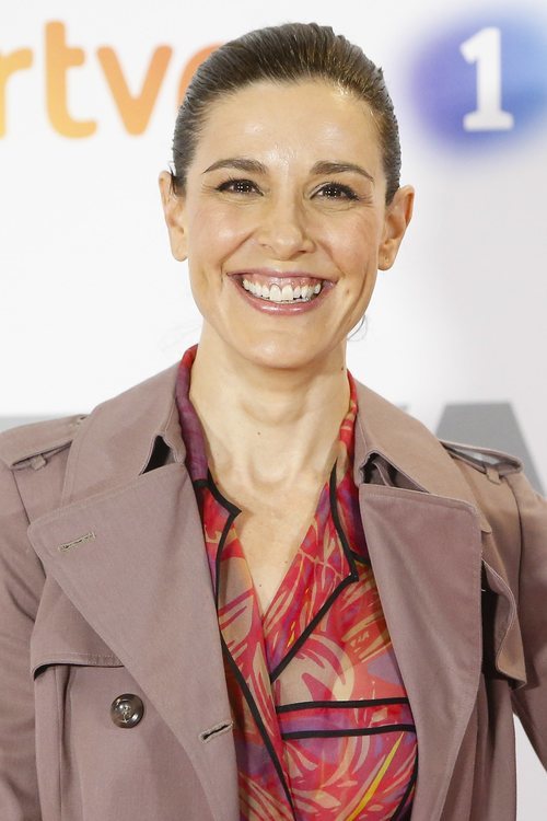 Raquel Sánchez Silva con una coleta tirante en la premiere de 'Fugitiva' en Madrid