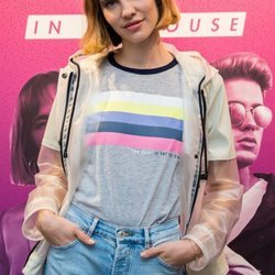 Brisa Fenoy con una melena midi en la presentación de la webserie 'Pipol in da House'