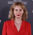 Paula Usero acude a la fiesta de 'El Jardín de Miguel Ángel' con una media melena