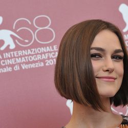 Keira Knightley con corte de pelo tipo bob