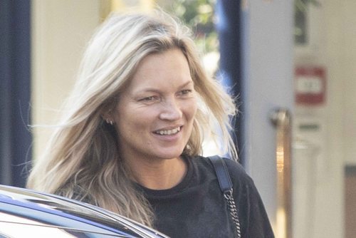 Kate moss sorprendida sin maquillar en Londres