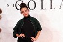 María Pedraza moño básico pero elegante