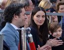María Valverde sin maquillaje en la ceremonia de entrega de la estrella del Paseo de la Fama a Gustavo Dudamel