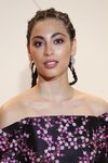 Mina el Hammani con trenzas de raíz