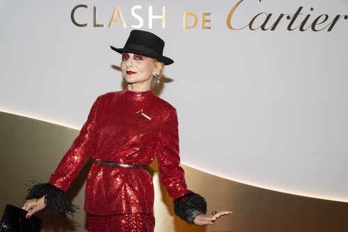 Catherine Baba con mucho brillo en los ojos