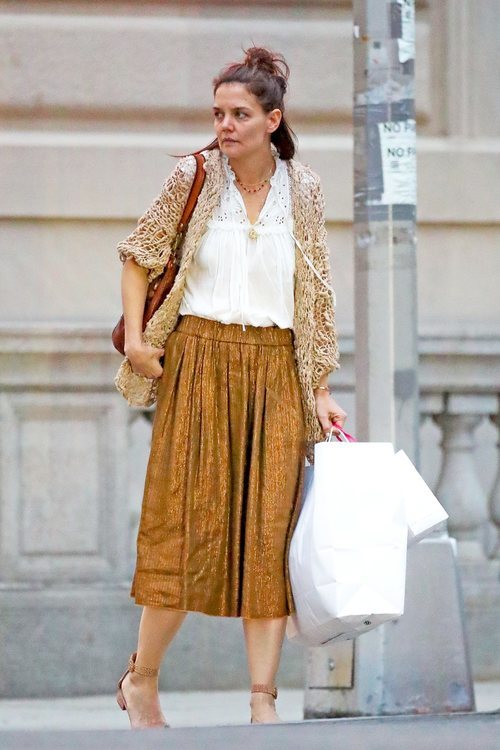 Katie Holmes paseando por Nueva York