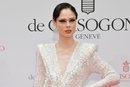 Coco Rocha con mirada dramática en la fiesta de Grisogono en Cannes 2019