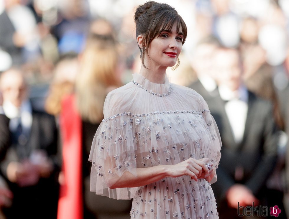 Paz Vega en la alfombra roja de la gala de clausura del Festival de Cannes 2019