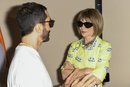 Anna Wintour en el desfile de Giambattista Valli en París