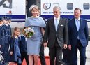 La Reina Matilde y el Rey Felipe de Bélgica llegan a Alemania