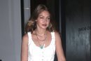 Gigi Hadid con un maquillaje en clave natural en Nueva York