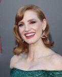Jessica Chastain y su melena pelirroja en la Premier de 'IT II'