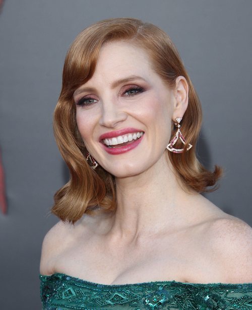 Jessica Chastain y su melena pelirroja en la Premier de 'IT II'