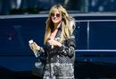 Heidi Klum con flequillo largo en Los Ángeles