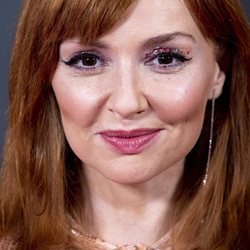 Cristina Castaño con ojos purpurina en los Premios InStyle 2019