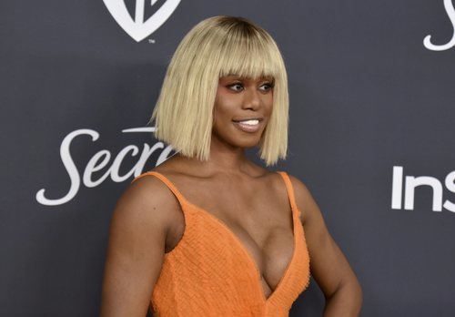 Laverne Cox en los Globos de Oro 2020