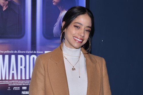 Fátima Molina en la premiere de 'Marionetas en México'