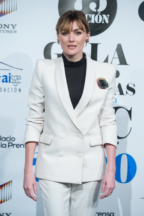 Marta Nieto apuesta por un beauty look totalmente nude en la 75 edición de las Medallas CEC 2020