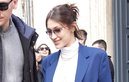 Bella Hadid con un recogido descuidado