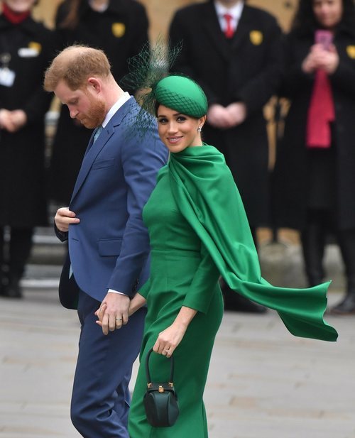 Meghan Markle con un maquillaje ahumado perfecto el Día de la Commonwealth