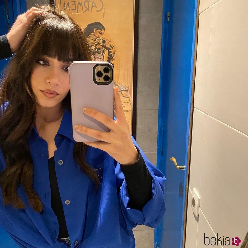 Aitana Ocaña apuesta por una melena castaña oscura