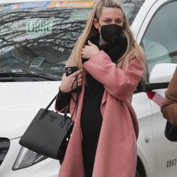 Edurne con su larguísima melena recogida en una coleta alta