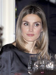 La Princesa Letizia con una melena marcada