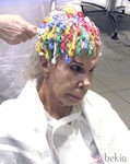 La Duquesa de Alba en una sesión de belleza