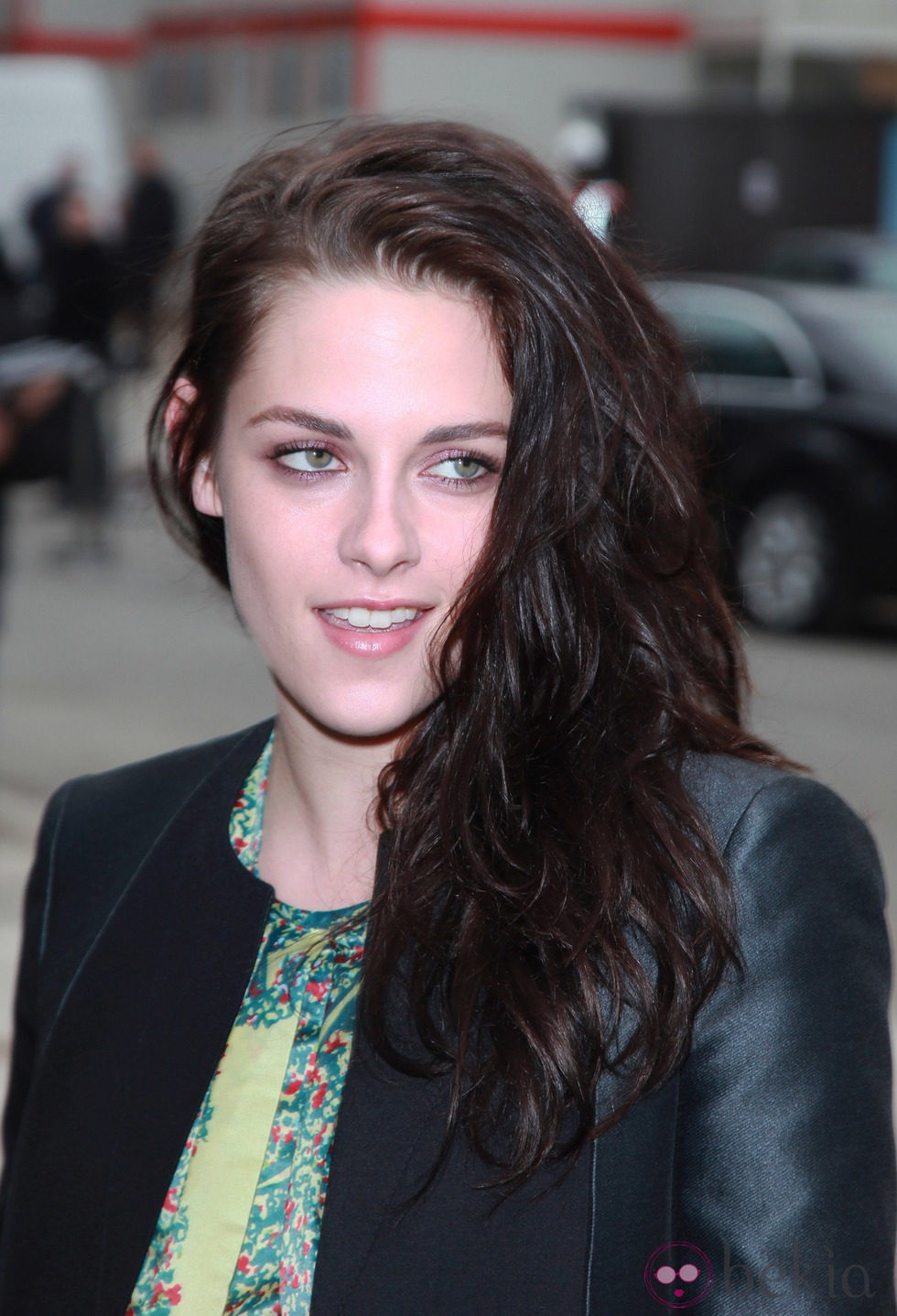 Maquillaje de Kristen Stewart en la Semana de la moda de París