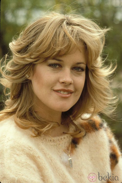 Melanie Griffith muy jóven, antes de operarse los labios