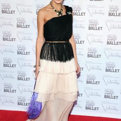 Olivia Palermo con un semirecogido en la Gala de Otoño del Ballet de Nueva York 2012