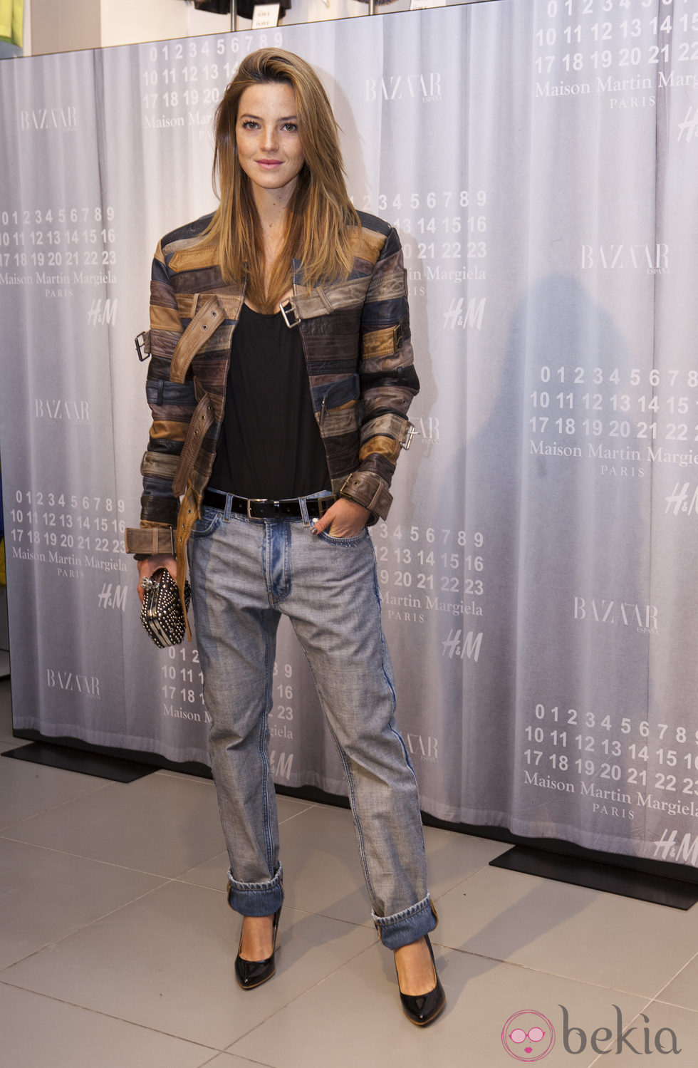 Aída Artiles con un look muy natural en la fiesta de Maison Martin Margiela y H&M