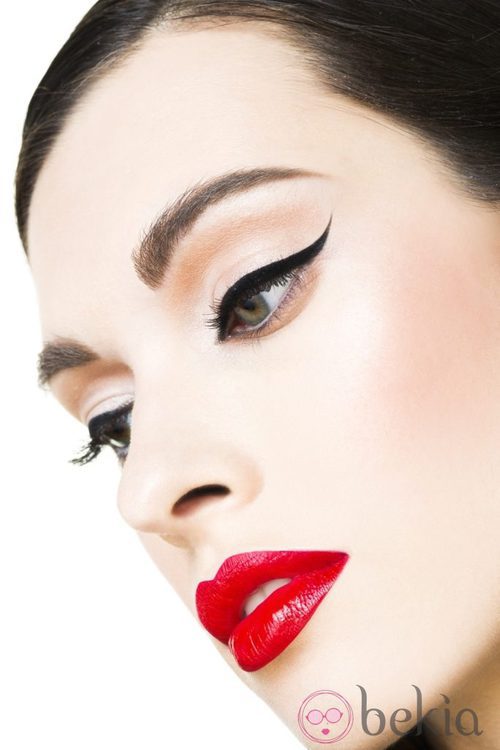 Laura Sánchez, imagen maquillaje de la colección otoño/invierno 2013 de Yamamay Beauty