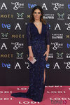 India Martínez optó por lucir melena suelta en la alfombra roja de los Goya 2015