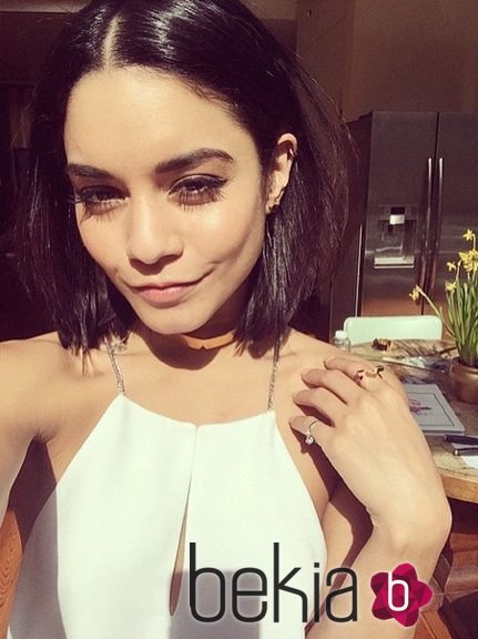 Vanessa Hudgens luciendo nuevo look: un corte de pelo al estilo 'bob'