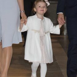 La Princesa Estela de Suecia en la lectura de las amonestaciones prenupciales de Carlos Felipe de Suecia y Sofia Hellqvist