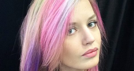 Georgia May Jagger pelo arco iris