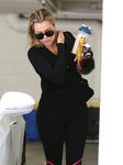 Khloe Kardashian con raíces y puntas secas