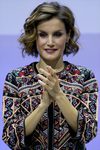 El pelo corto pero rizado de la Reina Letizia