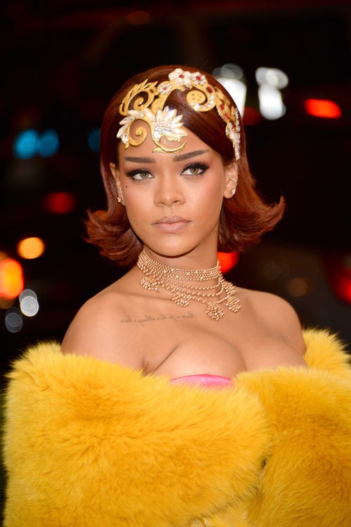 Rihanna en la red carpet de 'China: Through the looking glass' en 2015 en Nueva York