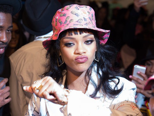 Rihanna en la ceremonia de apertura de la 'M$$ X WT' en 2015