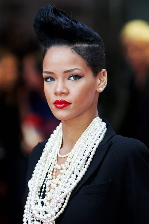 Rihanna en la premiere de Malditos Bastardos en Londres en 2009