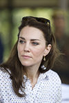Kate Middleton con look safari en su visita oficial a la India