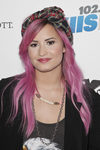 Demi Lovato con el pelo rosa 
