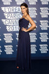 Isabeli Fontana en la fiesta 'Blue Obssesion' de L'oréal Paris durante el Festival de Cannes 2016