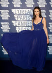 Kristina Bazán en la fiesta 'Blue Obssesion' de L'oréal Paris durante el Festival de Cannes 2016