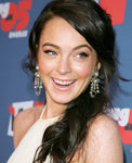 Lindsay Lohan con una coleta baja ladeada